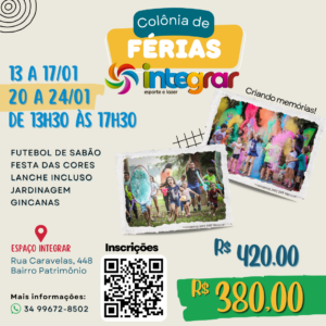 Colônia de Férias Janeiro 2025